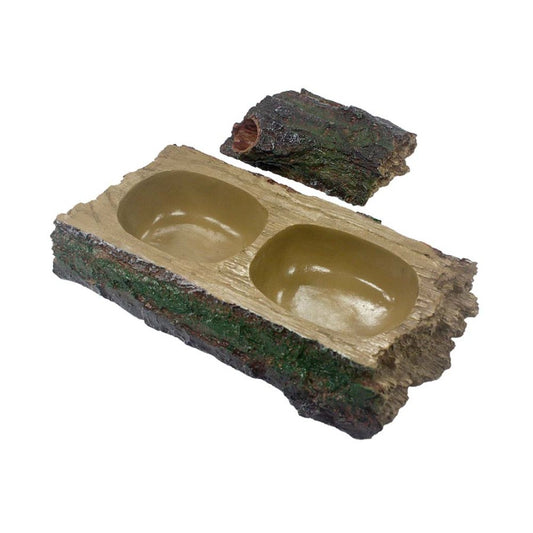 Komodo Forest Dual Feeder Bowl