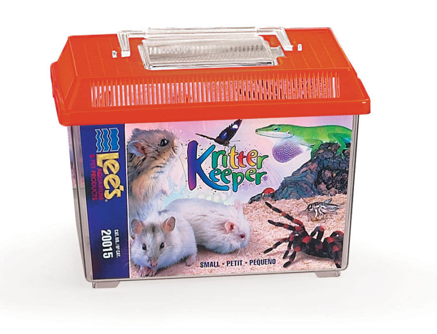 Lee's Aquarium & Pet Products Rectangle Kritter Keeper with Lid Label