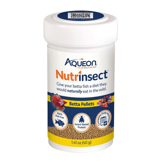 Aqueon Nutrinsect Fish-Free Beta Fish Food