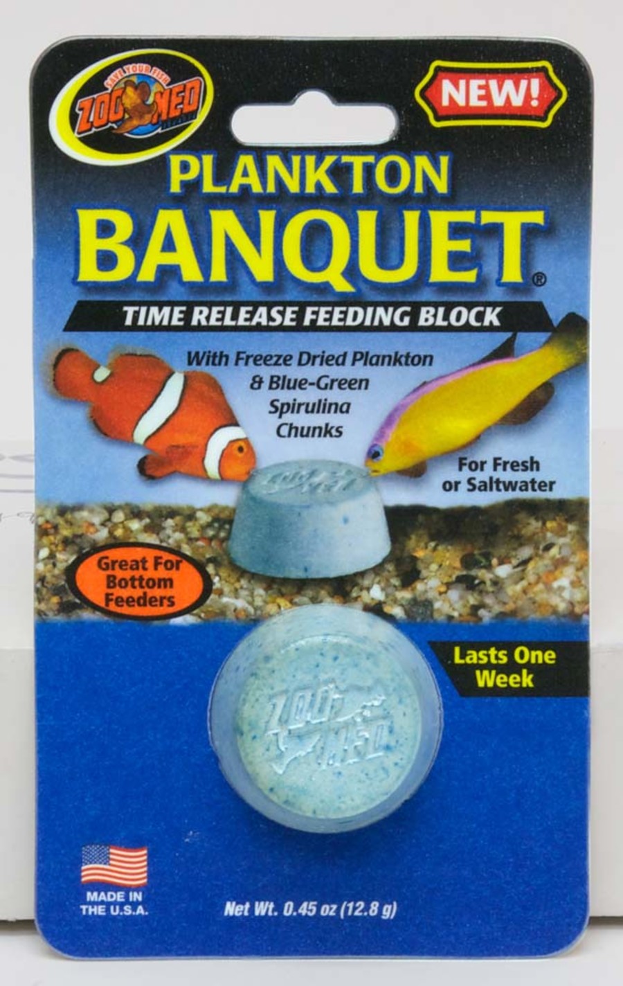 Zoo Med Plankton Banquet Fish Feeding Block