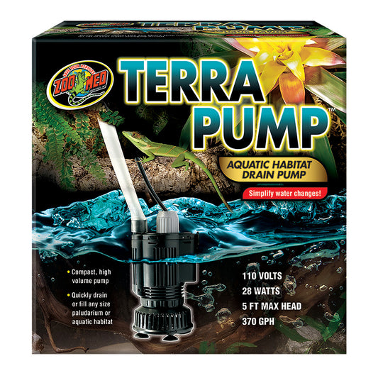 Zoo Med Terra Pump Aquatic Habitat Drain Pump