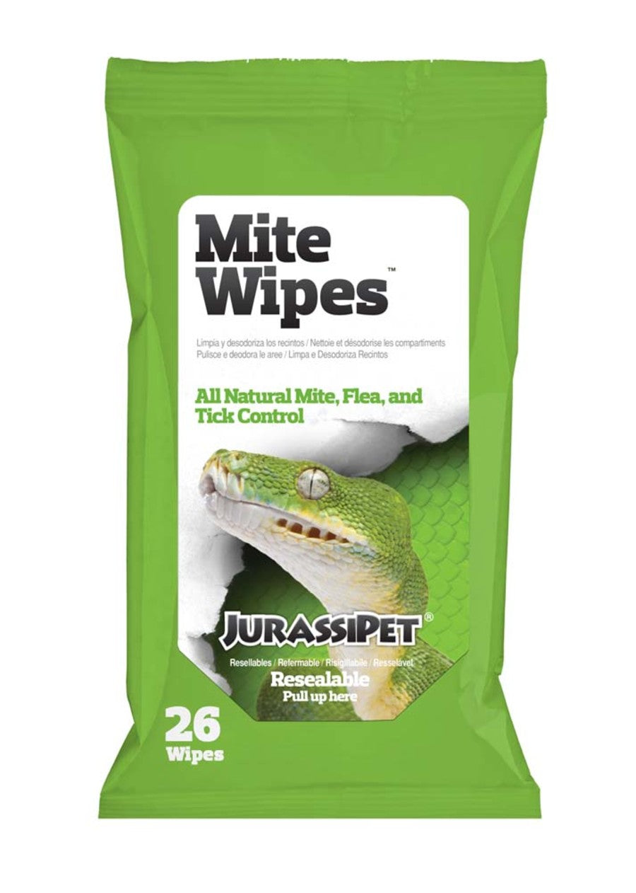 Jurassipet MiteWipes Mite, Flea and Tick Control