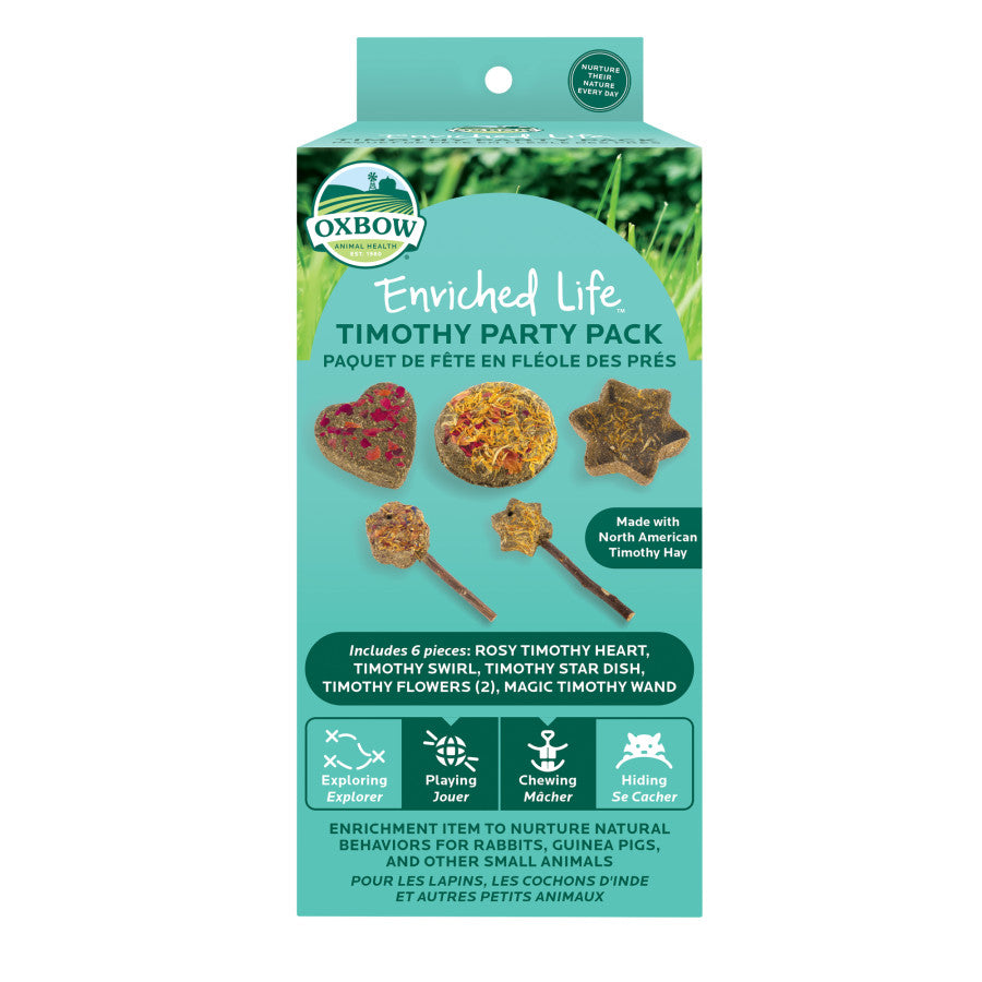 Oxbow Animal Health Enriched Life Timothy Party Pack Small Animal Chews