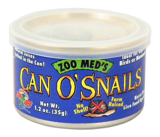 Zoo Med Can O' Snails Reptile Wet Food