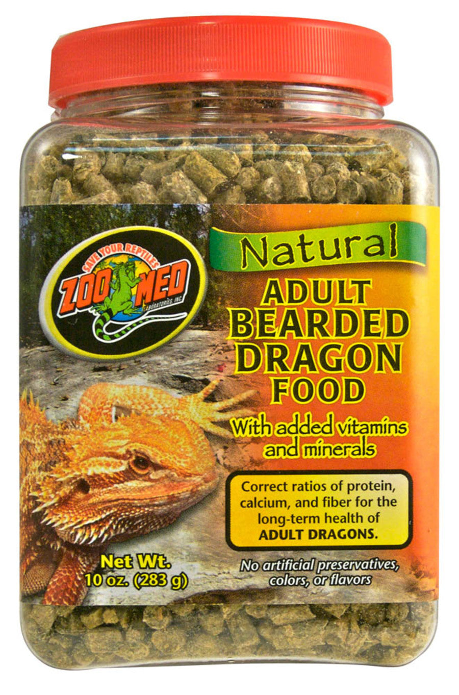 Zoo Med Natural Adult Bearded Dragon Dry Food