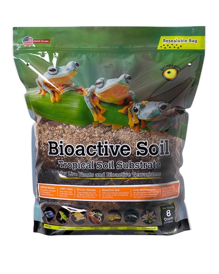 Galapagos Bioactive Tropical Soil Substrate Stand-Up Pouch