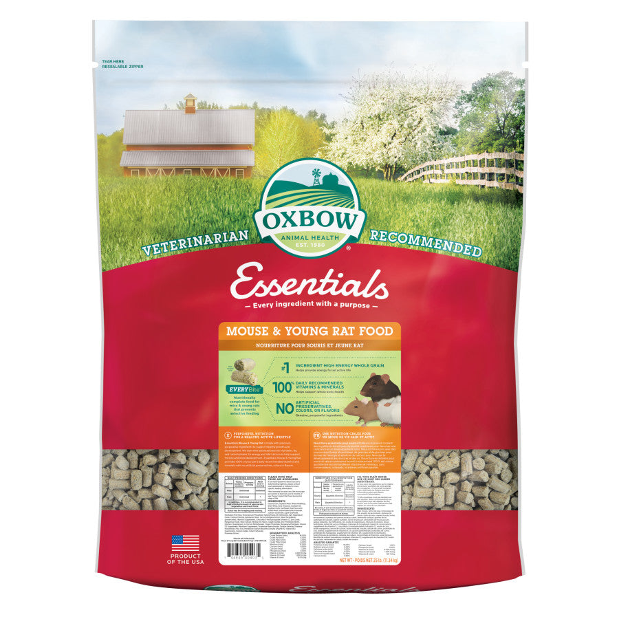Oxbow Animal Health Essentials Mouse & Young Rat Food