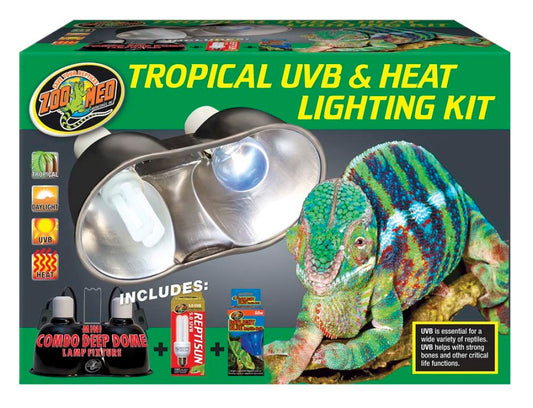 Zoo Med Tropical UVB & Heat Lighting Kit