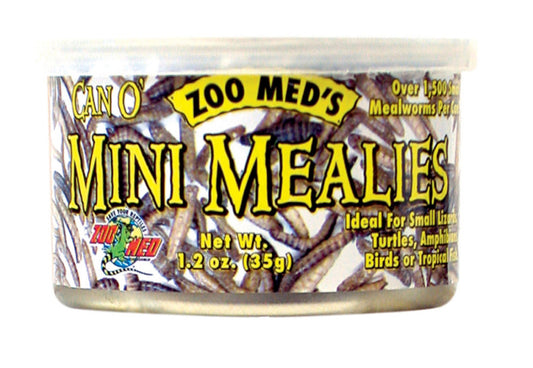 Zoo Med Can O' Mini Mealies Reptile Wet Food