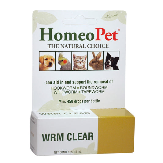 HomeoPet WRM Clear