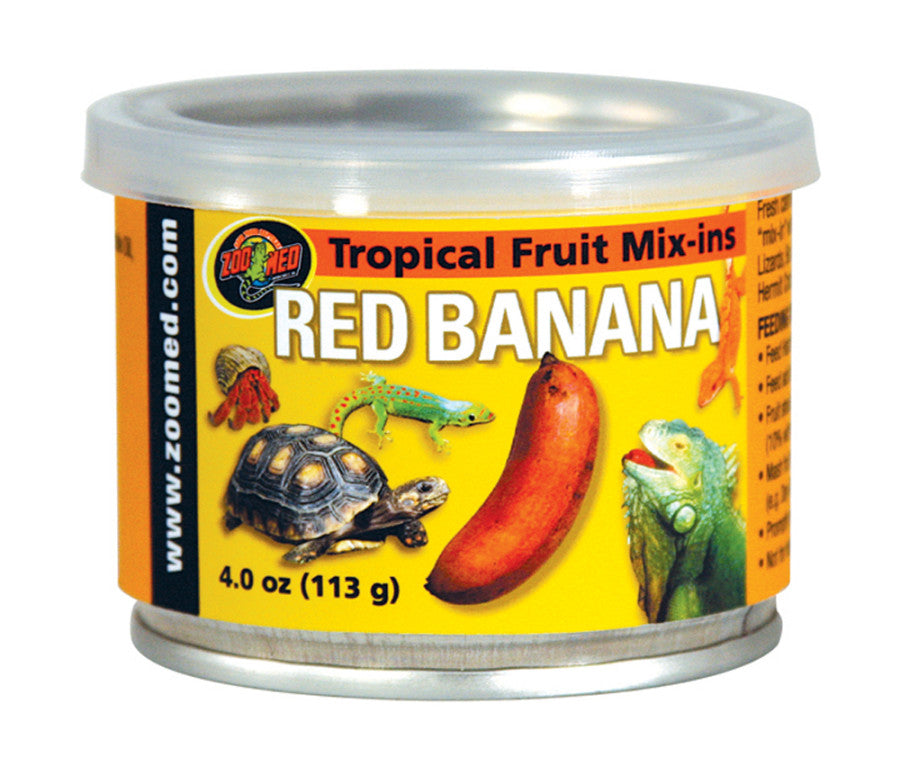 Zoo Med Fruit Mix-Ins Red Banana Reptile Wet Food