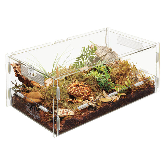 Zilla Micro Habitat Terrariums with Locking Latch