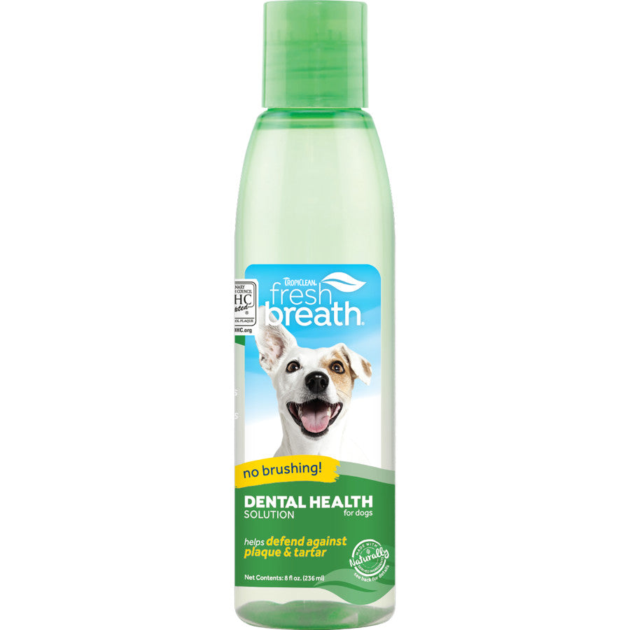 TropiClean Fresh Breath Dental Health Solution for Dogs