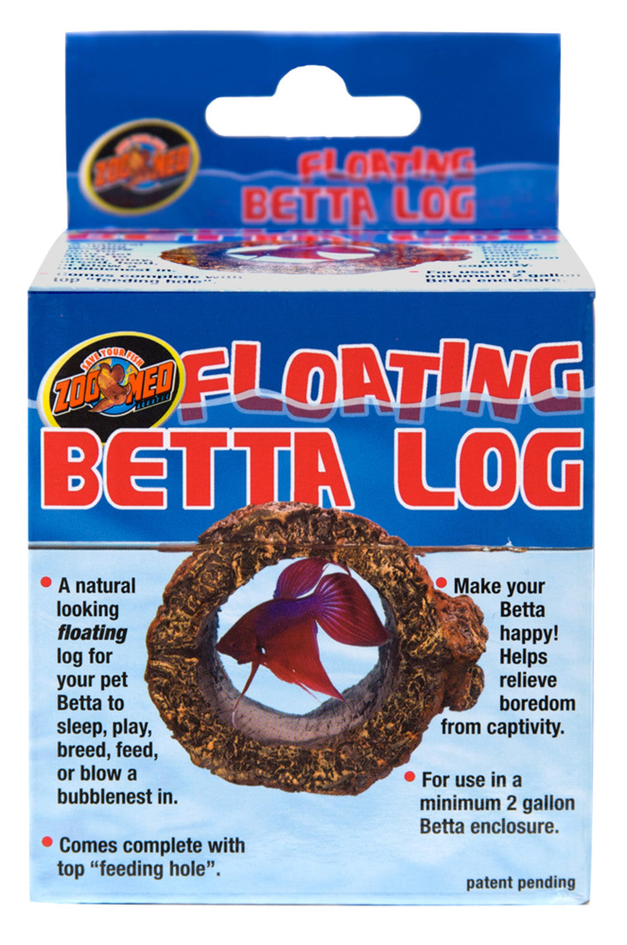 Zoo Med Floating Betta Log Aquarium Ornament