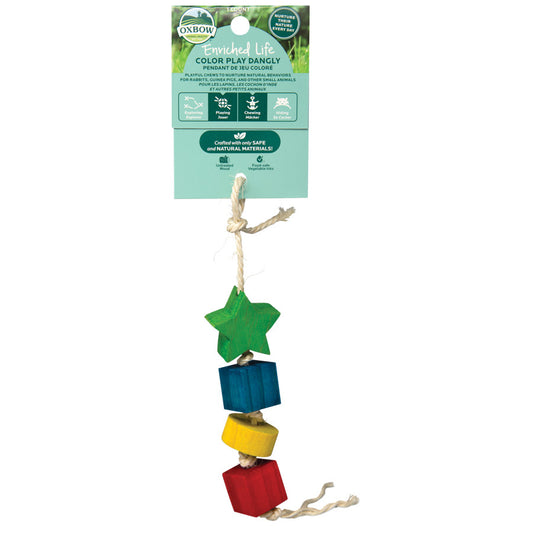 Oxbow Animal Health Enriched Life Color Play Dangly Small Animal Toy