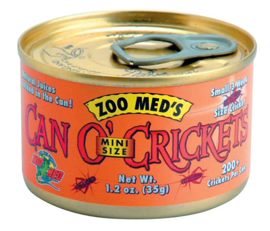 Zoo Med Can O' Mini Crickets Reptile Wet Food