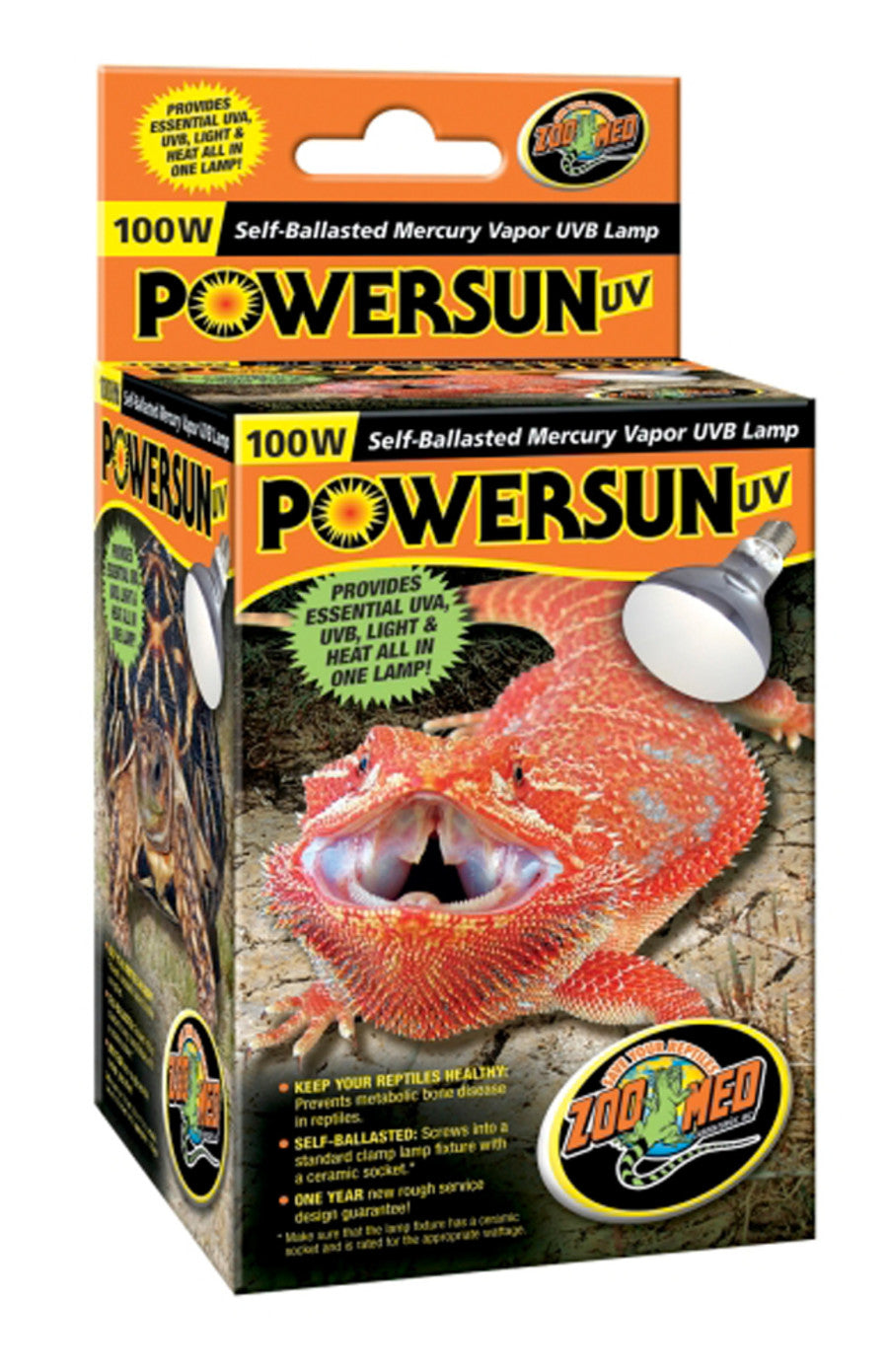 Zoo Med PowerSun UV Self-Ballasted Mercury Vapor Lamp