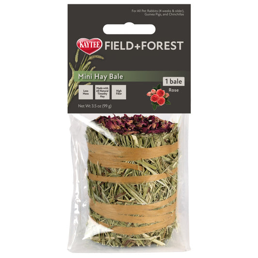 Kaytee Field+Forest Mini Hay Bales Rose