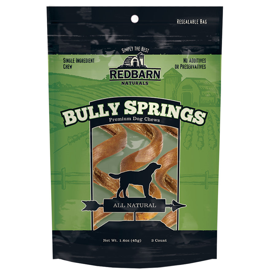 Redbarn Pet Products Bully Springs Dog Treat