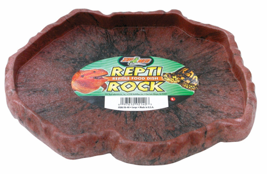 Zoo Med Repti Rock Food Dish (Assorted)