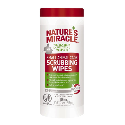 Nature's Miracle Small Animal Cage Scrubbing Wipes