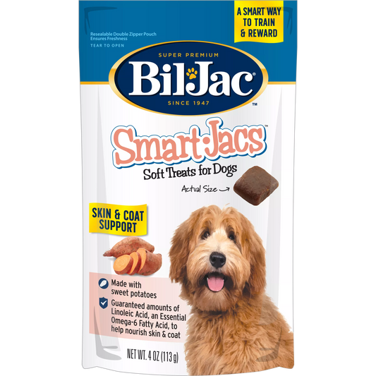 BIL-JAC SMART JACS SKIN & COAT SUPPORT DOG TREATS