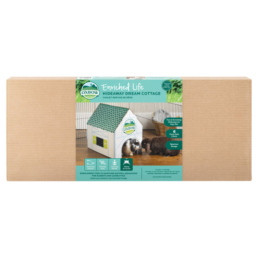 Oxbow Animal Health Enriched Life Small Animal Hideaway Dream Cottage