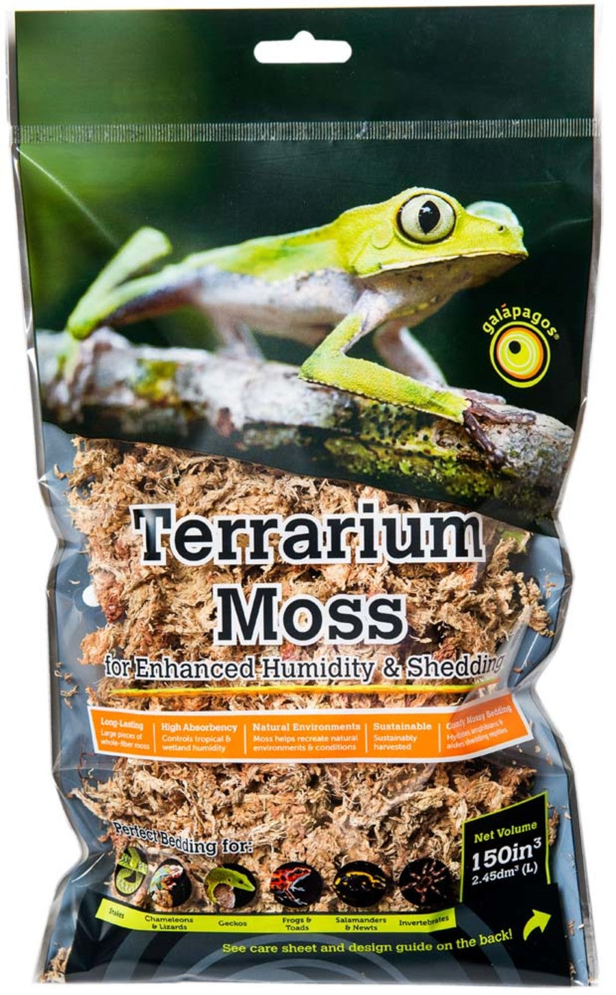 Galapagos 5-Star Terrarium Sphagnum Moss Substrate