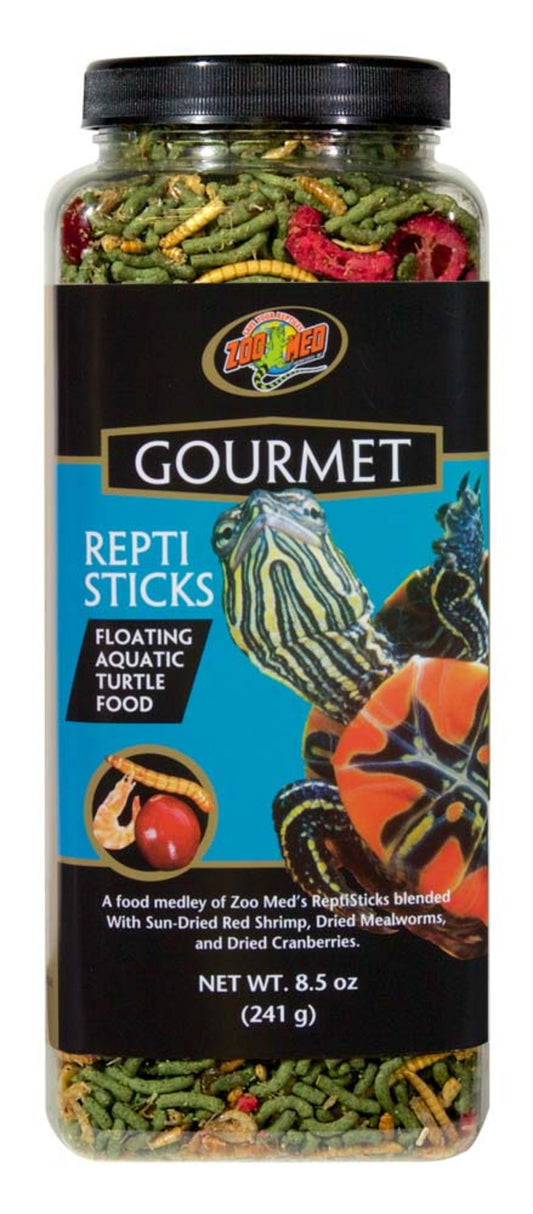 Zoo Med Gourmet Reptisticks Floating Aquatic Turtle Dry Food