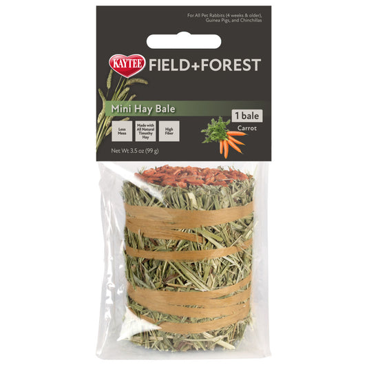 Kaytee Field+Forest Mini Hay Bale Carrot