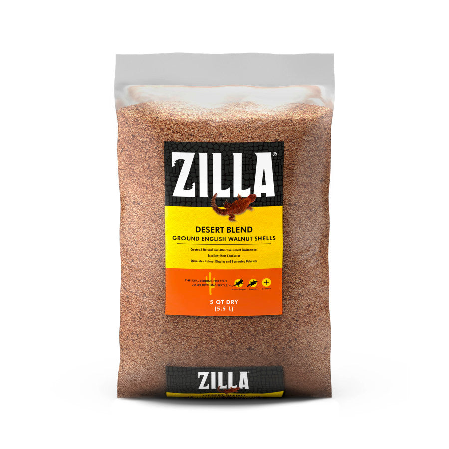 Zilla Desert Blend Ground English Walnut Shells Substrate