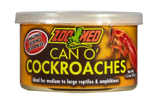 Zoo Med Can O' Cockroach Reptile Wet Food