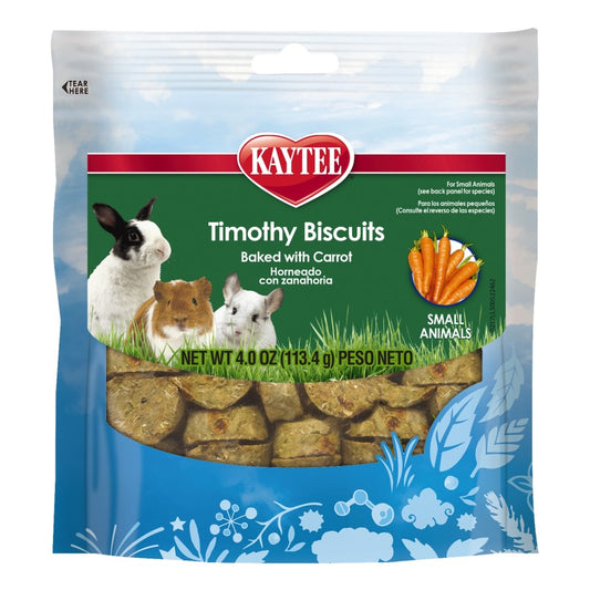 Kaytee Timothy Biscuits Baked Treat - Carrot