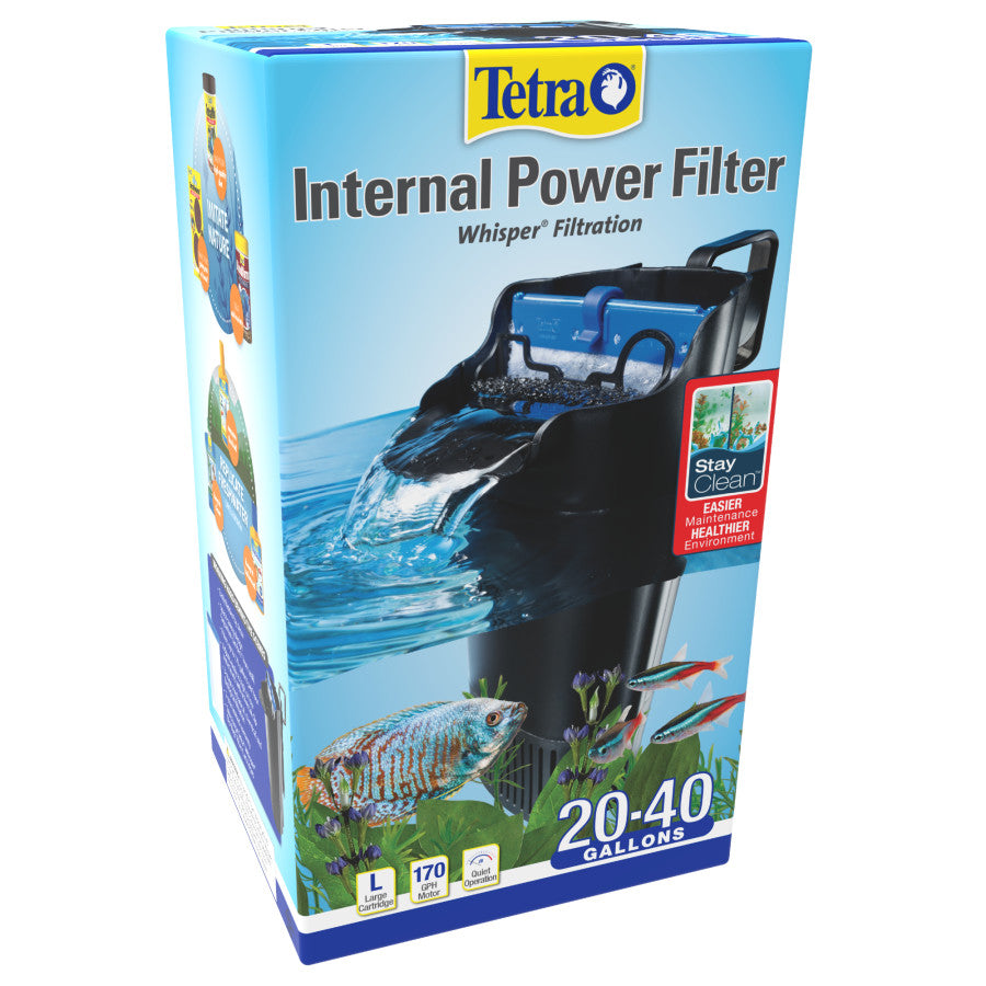 Tetra Whisper 40i Internal Power Filter with Bio-Scrubber