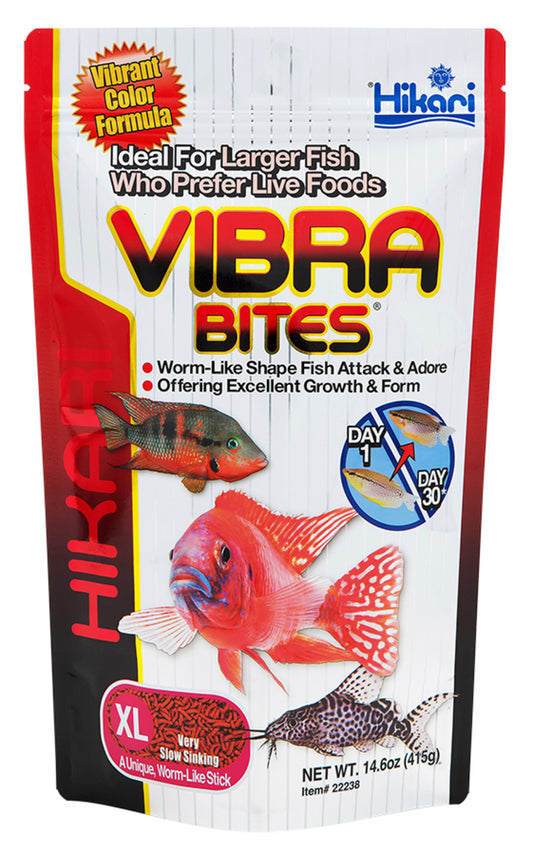 Hikari USA XL Vibra Bites Tropical Fish Food