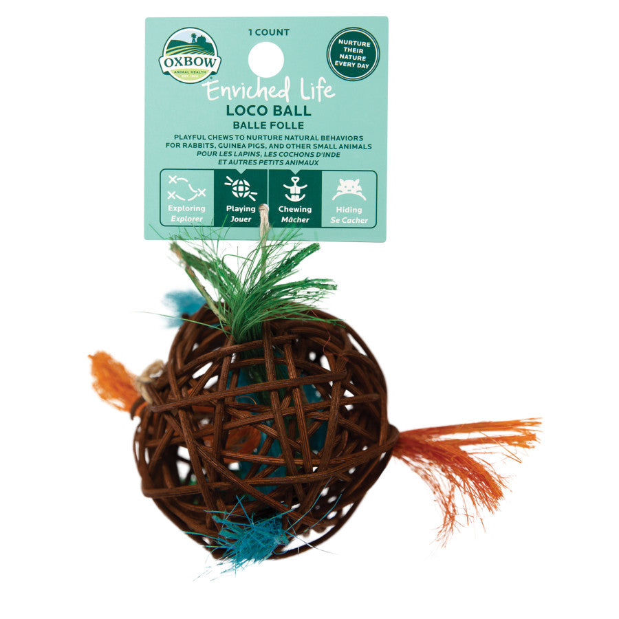 Oxbow Animal Health Enriched Life Loco Ball Small Animal Toy