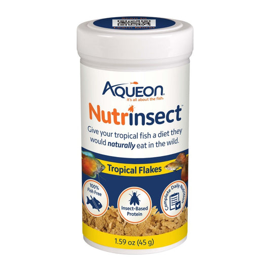 Aqueon Nutrinsect Fish-Free Tropical Fish Food