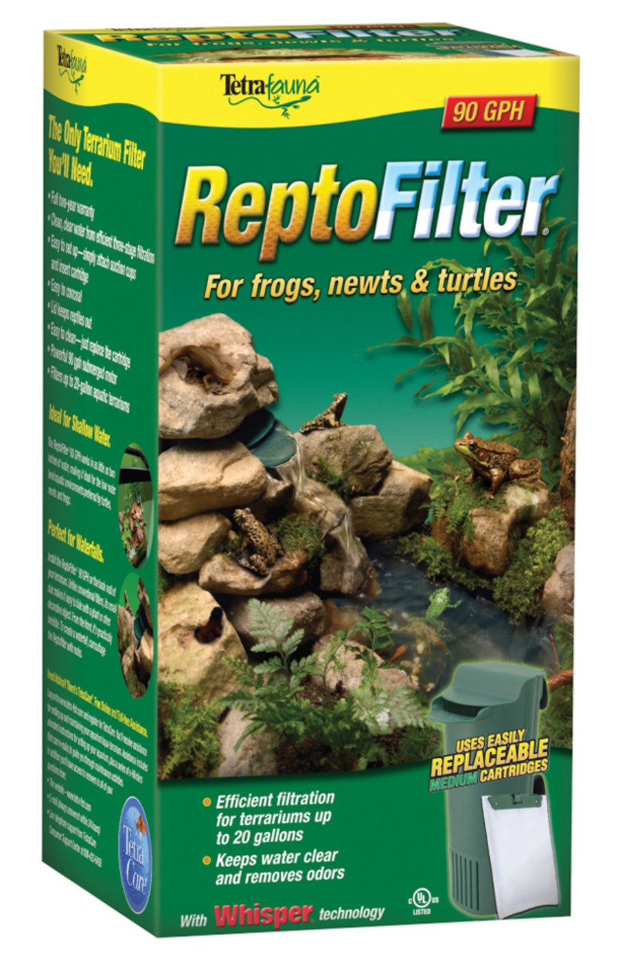 TetraFauna ReptoFilter for Frogs, Newts & Turtles