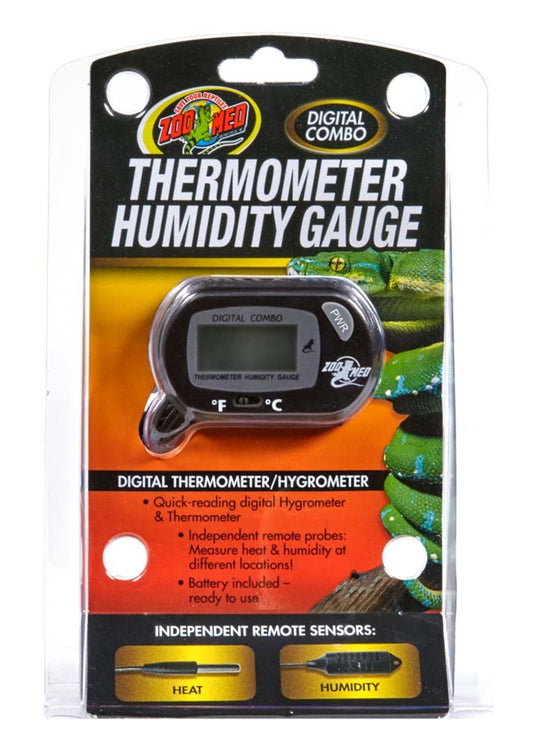 Zoo Med Digital Combo Thermometer Humidity Gauge