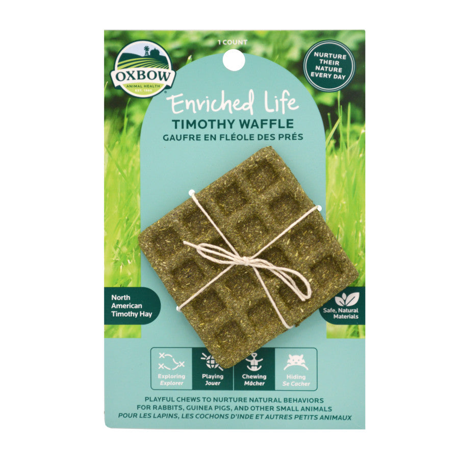 Oxbow Animal Health Enriched Life Timothy Waffle Small Animal Chew