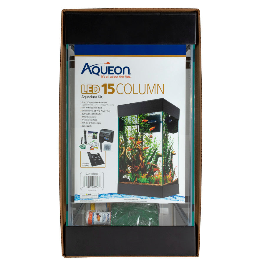 Aqueon Aquarium Starter Kit with LED Lighting