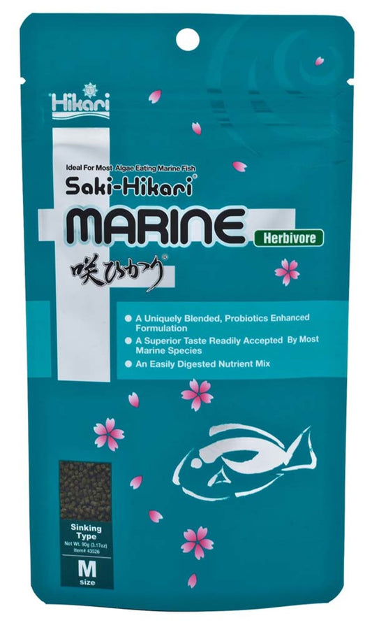 Hikari USA Saki-Hikari Marine Herbivore Pellets Fish Food