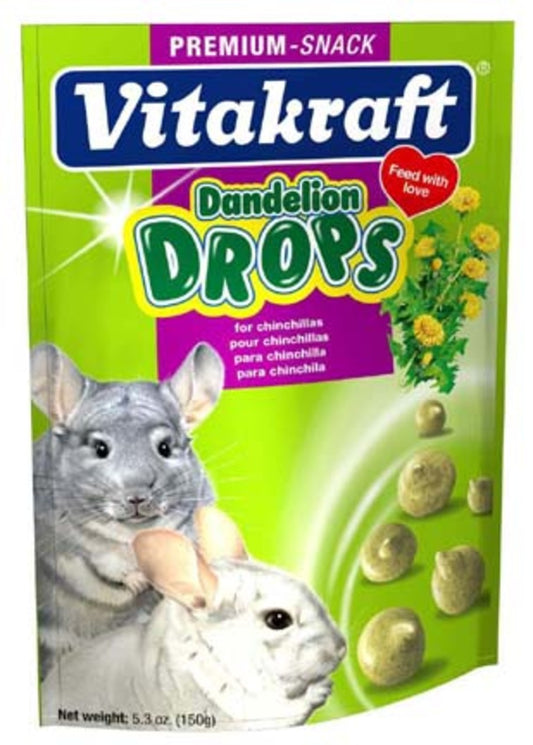 Vitakraft Drops w/Dandelion Treat for Chinchillas