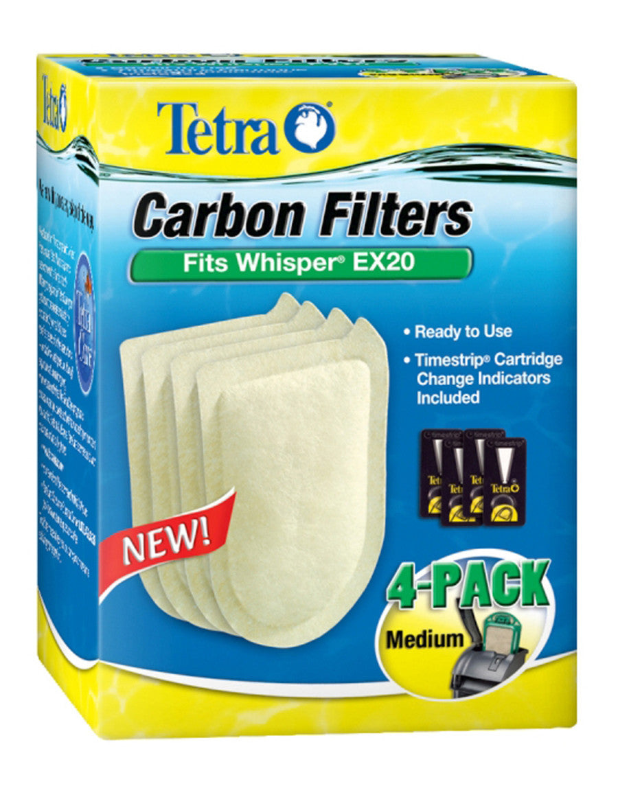 Tetra Carbon Filter Replacement Cartridges for Whisper EX Series Filters