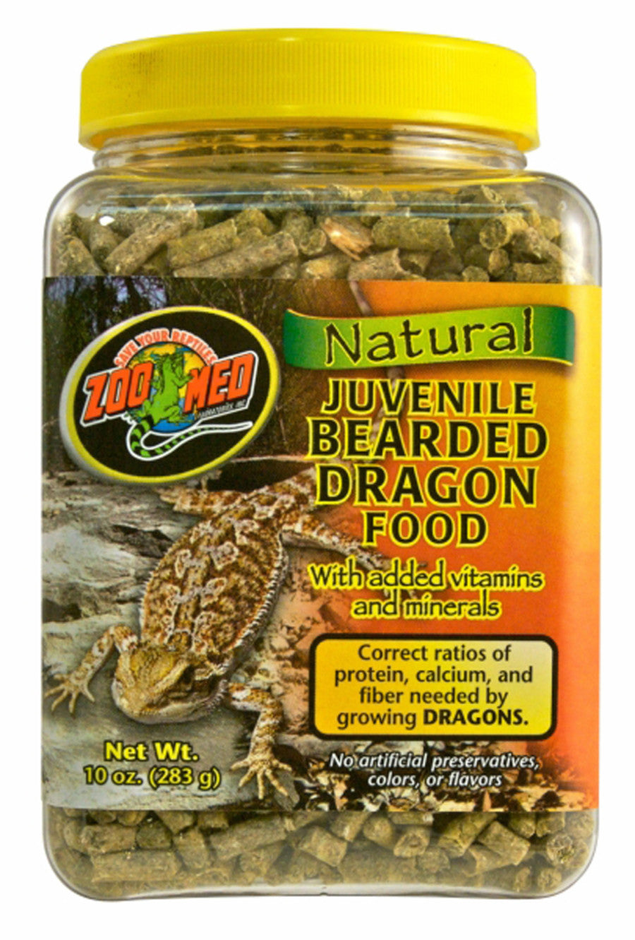 Zoo Med Natural Juvenile Bearded Dragon Dry Food